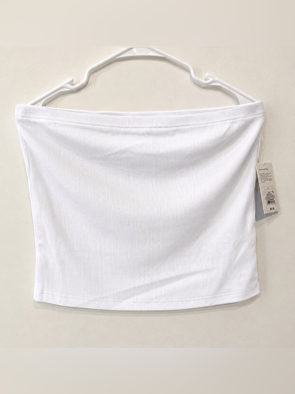 White Ribbed Tube Top - Women Intimates & Sleepwear